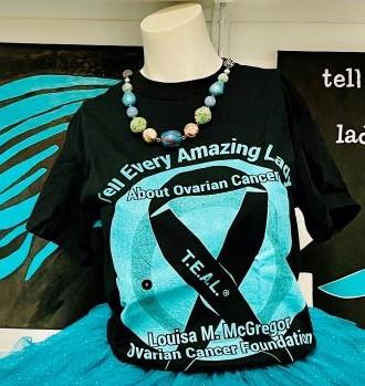 Tell Every Amazing Lady® Black Ribbon Unisex Tee - Image 4